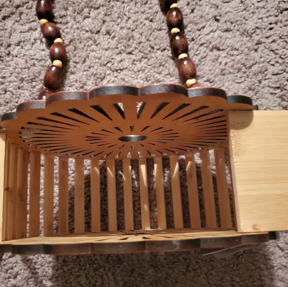 Wooden purse